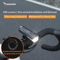 ADDVIEW Lampu Sepeda Corvus Prime 600 Lumens Super Terang Ta
