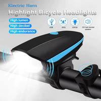 Lampu Sepeda dengan Klakson Tahan Air dan Tahan Hujan Sepeda / Sepeda Gunung Rin
