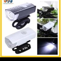 lampu depan sepeda charge anti air