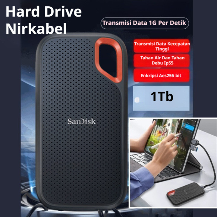 Hard Drive/SSD Eksternal Kecepatan Tinggi 1TB Tipe-C Portabel/SSD Portabel/SSD P