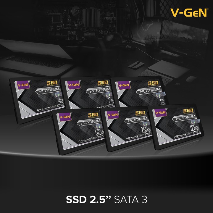 V-GeN SSD 128GB 256GB 512GB 1TB SATA3 128 GB 256 512 GB 1 TB VGEN + HDD Caddy 12