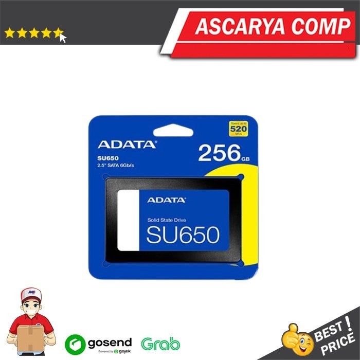 ADATA SSD SU650 120GB SATA III ( R/W Up to 520 / 450MB/s )