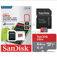 SANDISK MEMORY 64GB CARD FREE ADAPTER 100MB/$