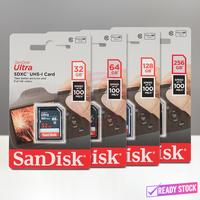 SanDisk Ultra SDHC/XC UHS-I Card Class 10 100MB/s 32GB 64GB 128GB 256GB SD Card