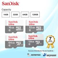 Microsd Sandisk A1 - 64GB (CL10 UHS - Speed 100mb/s) Original