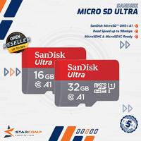 Micro SD Card SanDisk Ultra 16GB UHS-I A1 up to 98Mbps
