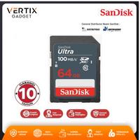 SD Card Sandisk 64GB Ultra SDXC UHS-I Class 10 up to 100MBps Original