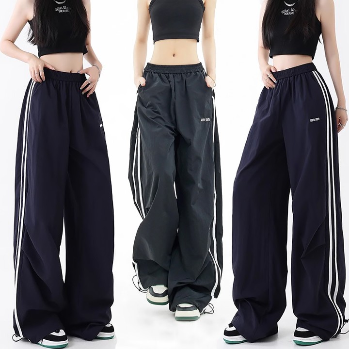 Celana Sweatpants Panjang Wanita Wide Highwaist Pants Basic celana terbaru Long 