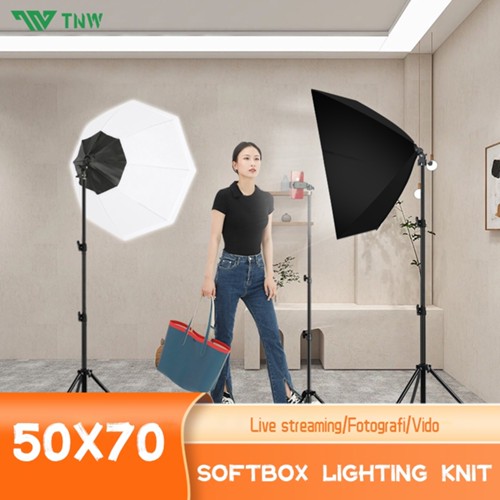 TNW Softbox Lighting Lampu Softbox Lighting Studio Lampu Stu