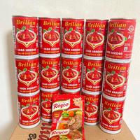 Brilian Paket 15 pcs Sarden Brilian Uk 155gr Dalam Saus Tomat Free Royco Makanan