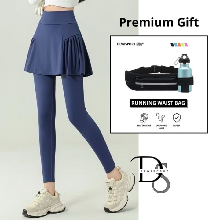 Legging Skirt Butterfly / Rok Legging Kupu-Kupu olah Raga Wanita