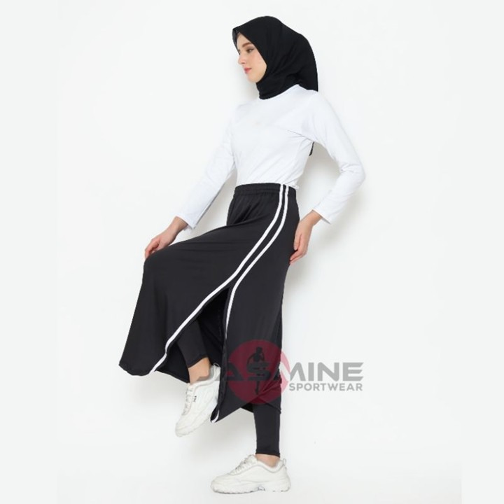 Jasmine Sportwear - SADIYA Long Skirt / Celana Olahraga Legging Rok Muslimah