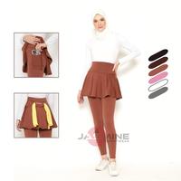 JASMINE - Celana Legging Rok Olahraga High Waist Senam Gym Yoga