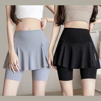 Celana Legging Rok 2 in 1 Viral 2025 Legging Rok Sport Wanit