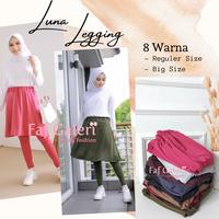 Luna Legging Sporty - Legging Rok Wanita Celana Olahraga Casual