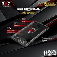 SSD EXTERNAL / PORTABLE / ENCLOSURE RX7 256GB USB 3.0 RESMI