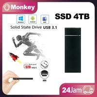 SSD Eksternal 4TB USB 3.0 Type-C ssd portable eksternal hp s
