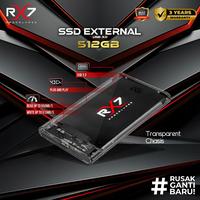 SSD EXTERNAL / PORTABLE / ENCLOSURE RX7 512GB USB 3.0 RESMI