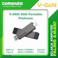 VGEN SSD Portable Platinum USB 3.2 Type C - Computa Jogja