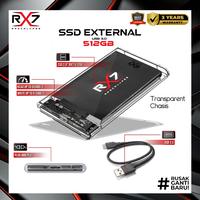 Ssd external / portable / enclosure RX7 512GB USB 3.0 RESMI