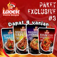 {Paket Exclusive #3} Ayam Balado/Rendang Ikan Tuna/Balado Je