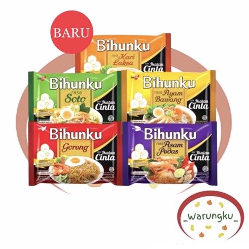 Bihunku Aneka Rasa Bihun Instan TEMRURAH Kari Laksa Goreng S