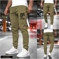 Celana M-Tac Pria Wanita Jogger training Fleece Tebal