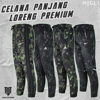 Jogger Pants Pria Loreng / Joger Premium Import / Celana Tra