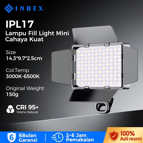 INBEX RGB IPL17   LED lampu kreator Outdoor  lighting konten Portable Video untu
