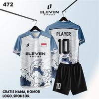 Jersey Futsal / Bola Custom Full Printing Bisa Satuan 472