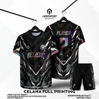PHANTOM Jersey Oneck Futsal Bola Aerosport Bisa Satuan Full 