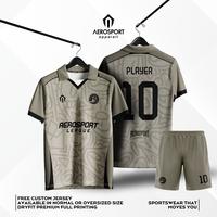 Bola Futsal Setelan Jersey Berkerah CUKLEY Dryfit Premium Ae