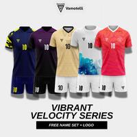 Vamotelli Baju Bola Stelan Futsal Jersey Vibrant Velocity Se