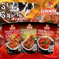 Paket 3 Sapi Pedas Spicy (Balado Daging Sapi + Rendang Sapi 