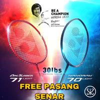 RAKET YONEX RUDY HARTONO ARCSABER 70 NANORAY 71 / BADMINTON 