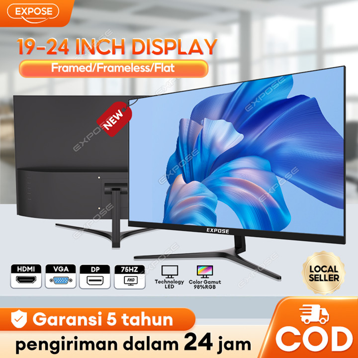 Monitor 24 inch FHD GAMING MONITOR 75 Hz 1ms  IPS PANEL Monitor PC display