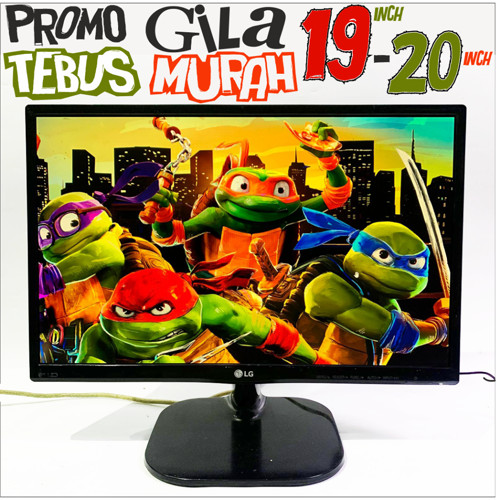 Monitor Led Merk Lg Ukuran Layar 19 Inch Kondisi Normal - MU
