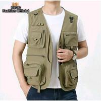 Rompi Tactical Vest Lapangan Kerja Pria Outdoor Casual Rompi