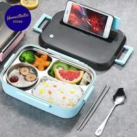 Kotak Bekal Makan Siang Lunch Box Bento Stainless Steel Taha