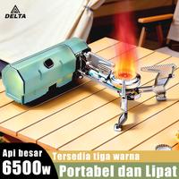 Kompor lipat camping kompor piknik portable folding cassette