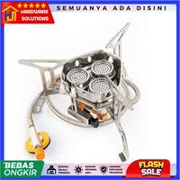 Kompor Gas Lipat Portabel Camping Stove 3 Burner 16cm - WD68