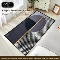 YTJ Karpet Lantai Eropa Style Uk 90 x 150cm/Karpet Bermotif 