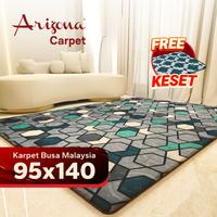 [Arizona Carpet] 95x140cm Cosmo Love Karpet Busa Malaysia Mo
