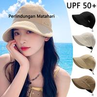 KAMOVA Topi Tepi Lebar Lipat Wanita Korea Portabel Anti-UV P
