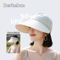 Topi Golf Import Wanita 2 IN 1 Visors Bucket Unisex Hat Fash