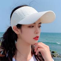 Topi Senam Wanita Pria Summer Zumba Rajut Pantai Fashion Out