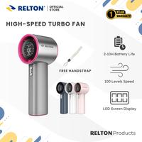 Kipas Turbo 100 Gear Speed Ultra High-Speed Handheld Fan 100