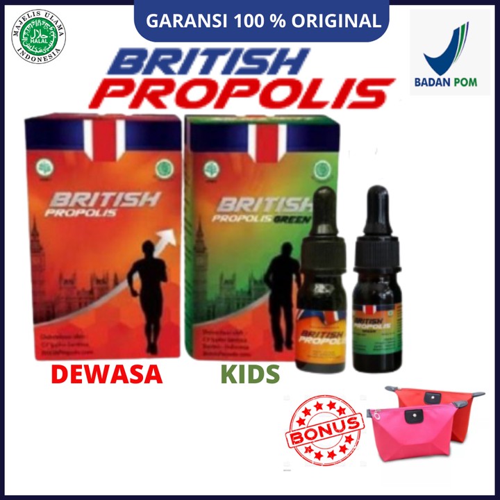 British Propolis Original 100% Mengobati Sinutis Kolesterol Diabetes Promil