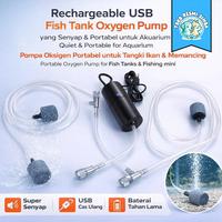 Rechargeable USB Fish Tank Oxygen Pump –  yang Senyap & Port