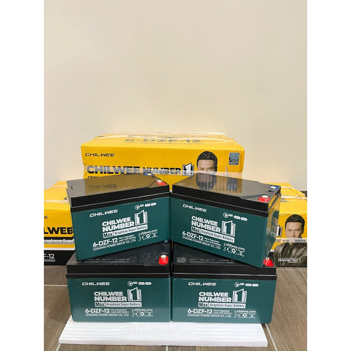 AKI SEPEDA LISTRIK 12V/12AH CHILWEE ORIGINAL
